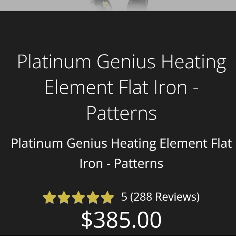 Heating Element Flat Iron - Patterns